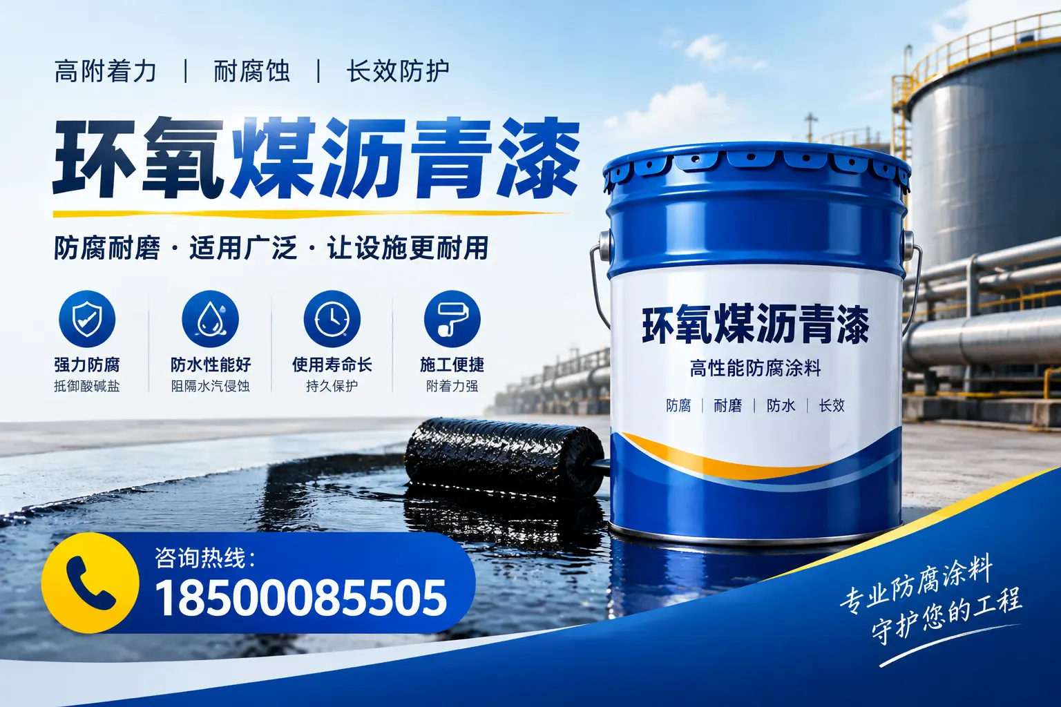 环氧煤沥青漆与其他涂料的对比分析,助力新星企业决策