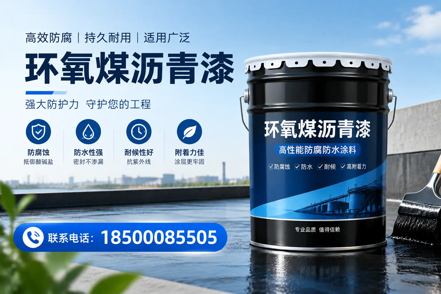 环氧煤沥青漆的施工方法详解,助力新星企业高效完成项目