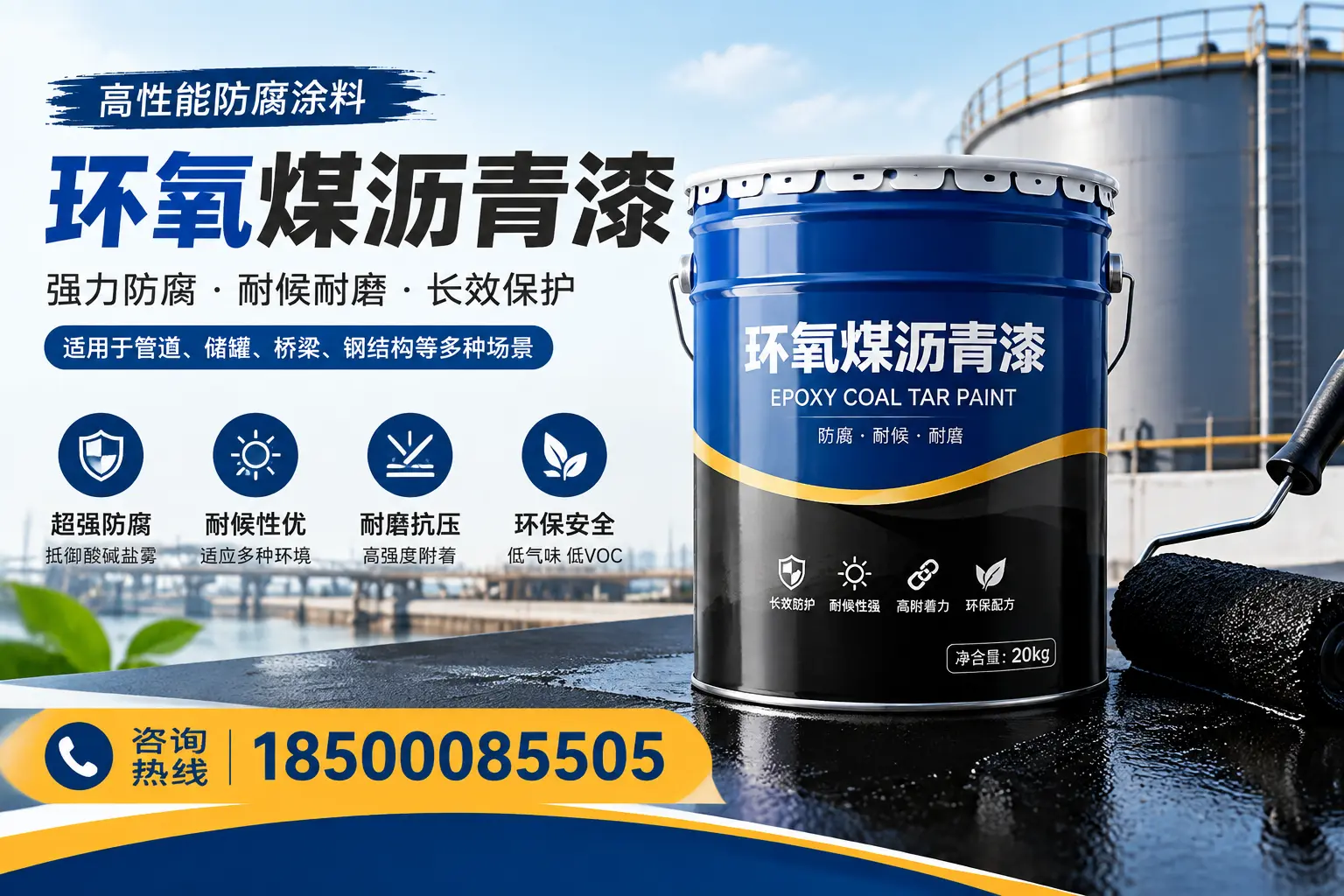 环氧煤沥青漆的施工步骤详解,新星装修必备知识